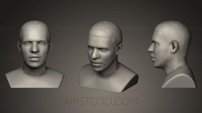 Busts and bas-reliefs of famous people (BUSTC_0156) 3D model for CNC machine